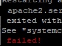 Debug Restarting apache2 via systemctl failed